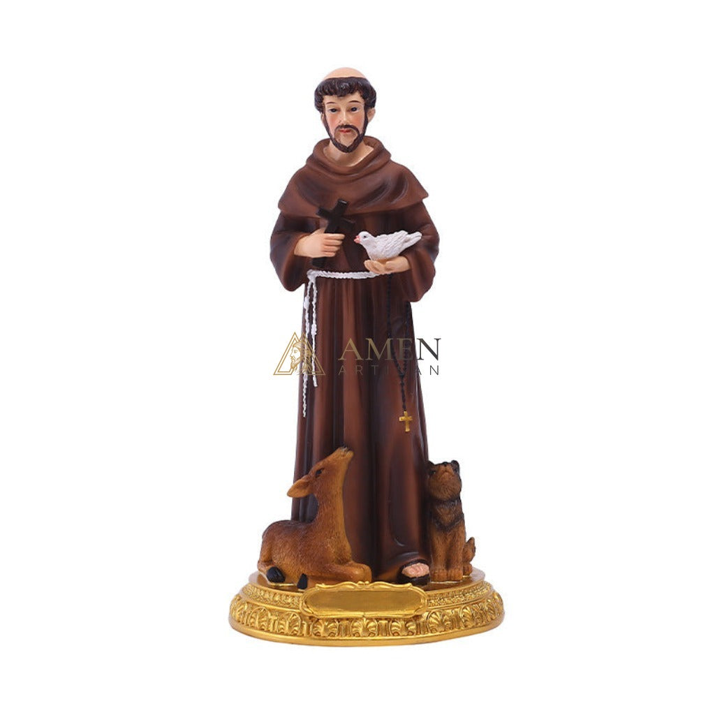 Saint Francis of Assisi Statue Amen Artisan