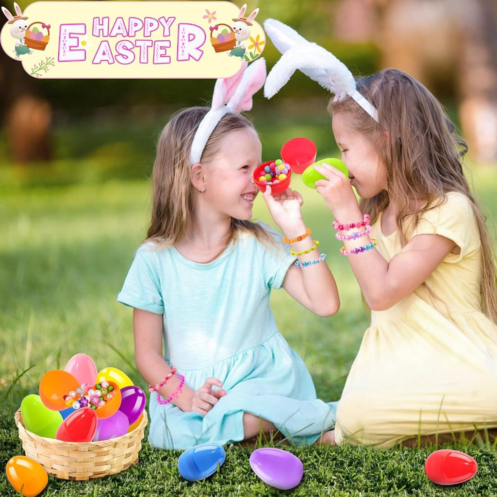 Prefilled Easter Eggs with Easter Eggs Bracelet Gift Set Amen Artisan