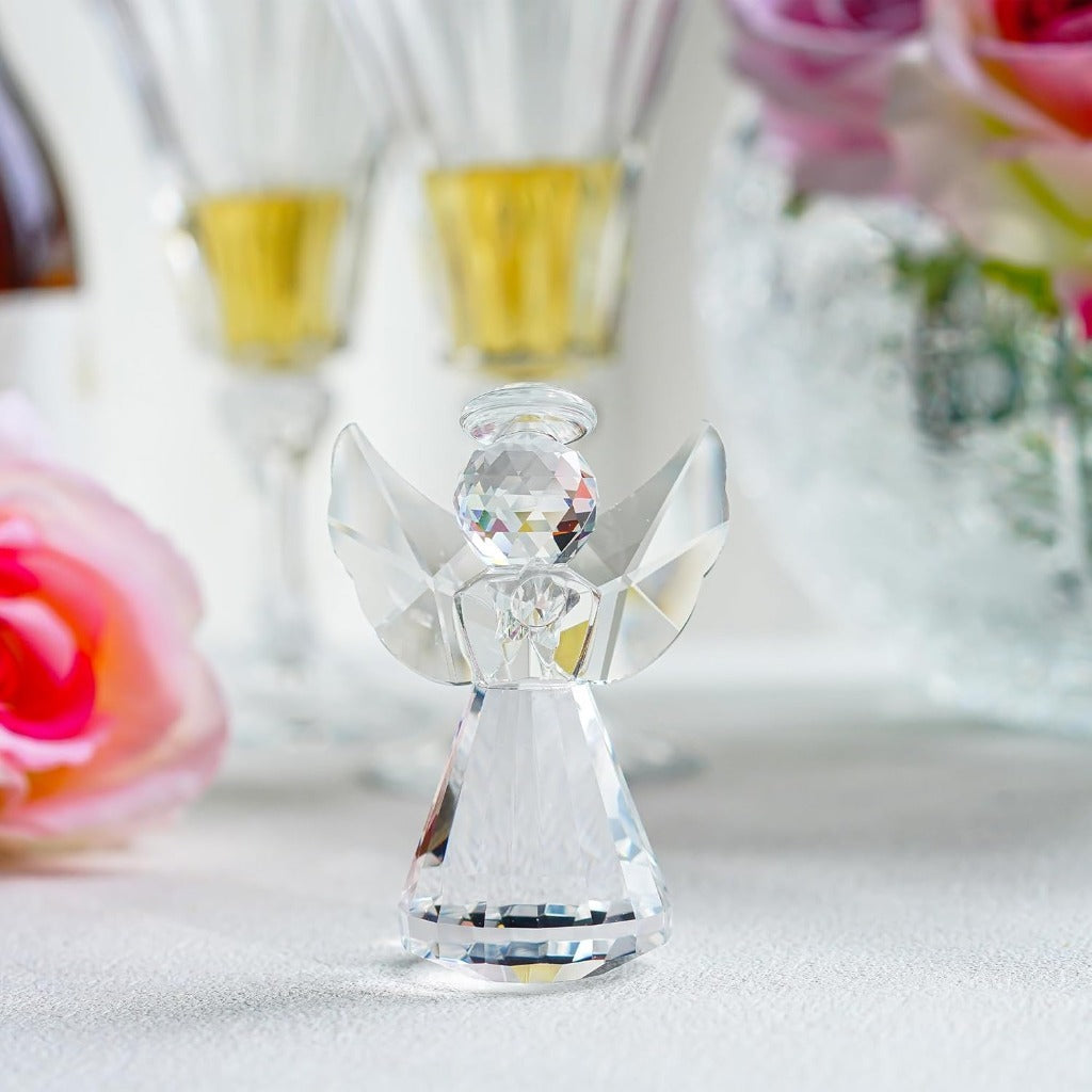 Handmade Crystal Angel Figurine Amen Artisan