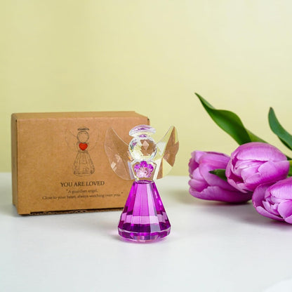Handmade Crystal Angel Figurine Amen Artisan