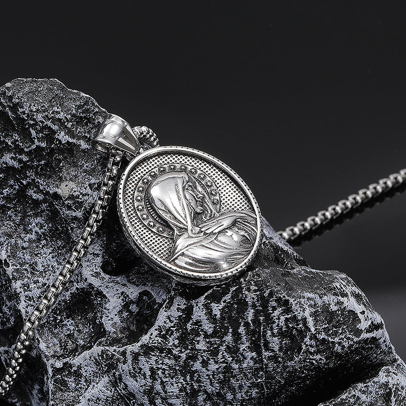 Miraculous Medal Necklace Amen Artisan