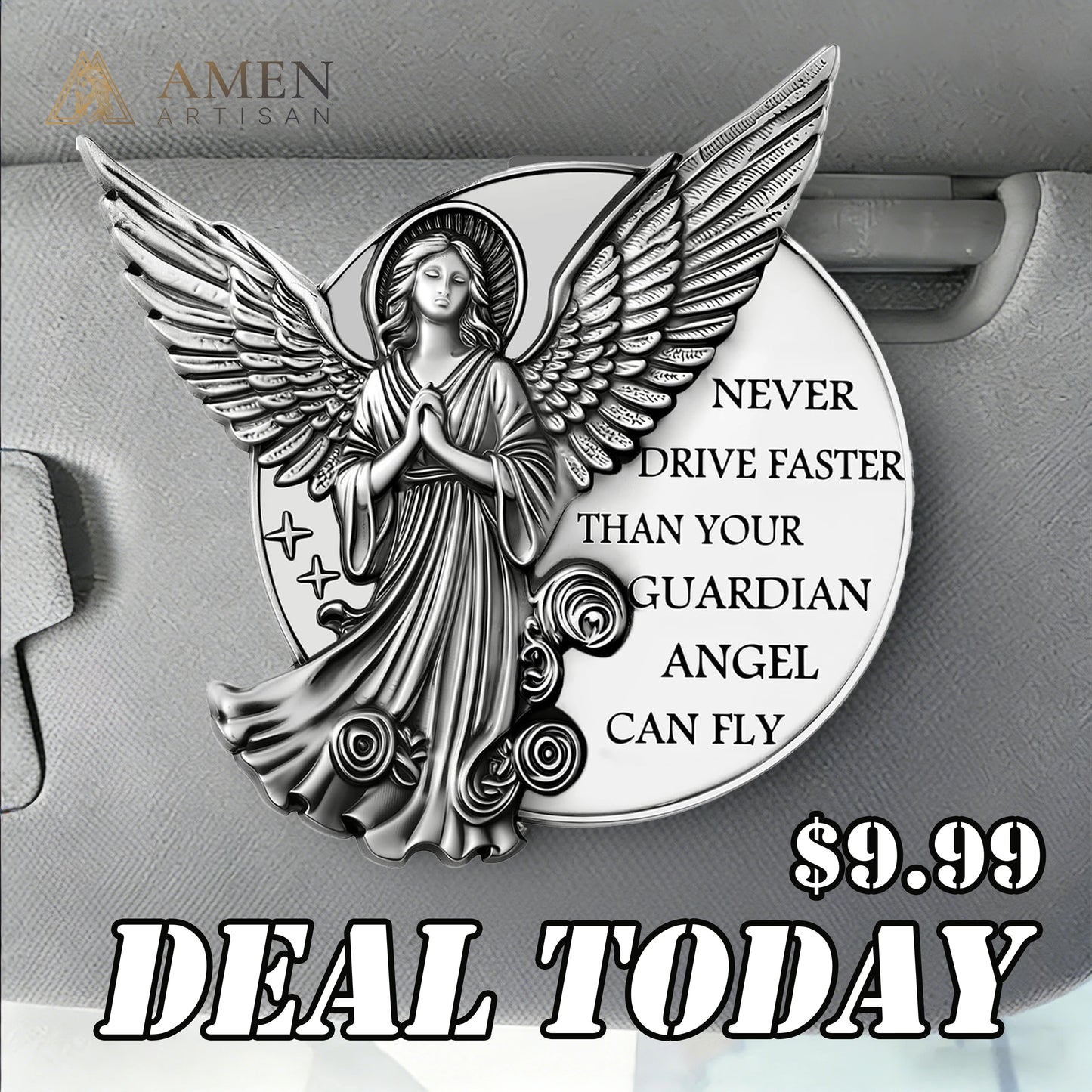 Guardian Angel Car Visor Clip Collection
