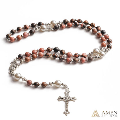 【Deal Today】Rhodonite Rosary