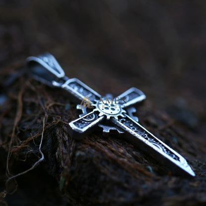 Classic Cross Pendant Necklace Amen Artisan