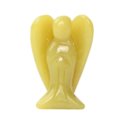 Hand-Carved Crystal Angel Frame – Peace, Guidance & Protection |  Amen Artisan