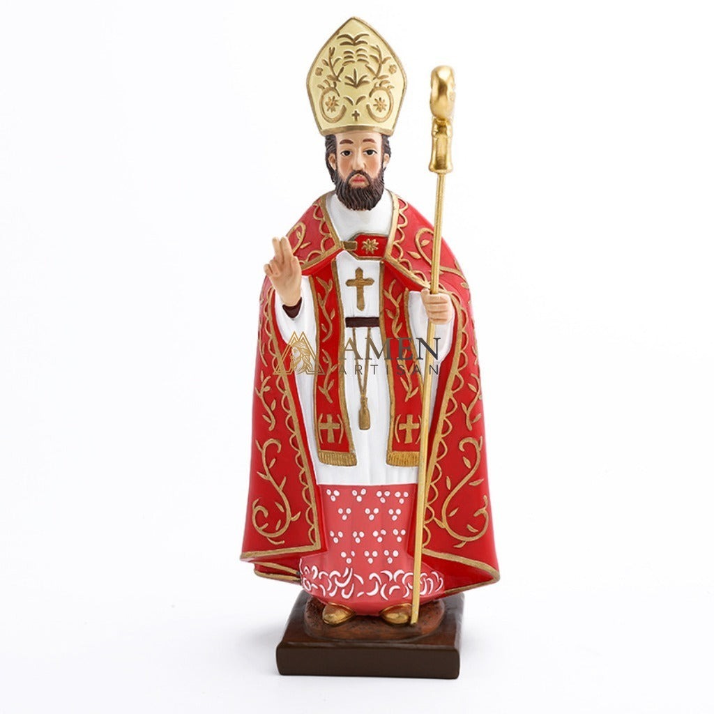 Saint Nicholas Bishop Statue Amen Artisan