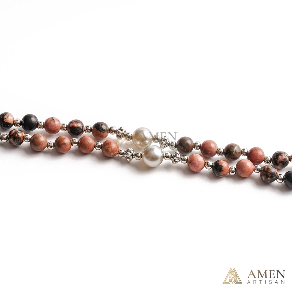 【Deal Today】Rhodonite Rosary