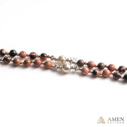 【Deal Today】Rhodonite Rosary