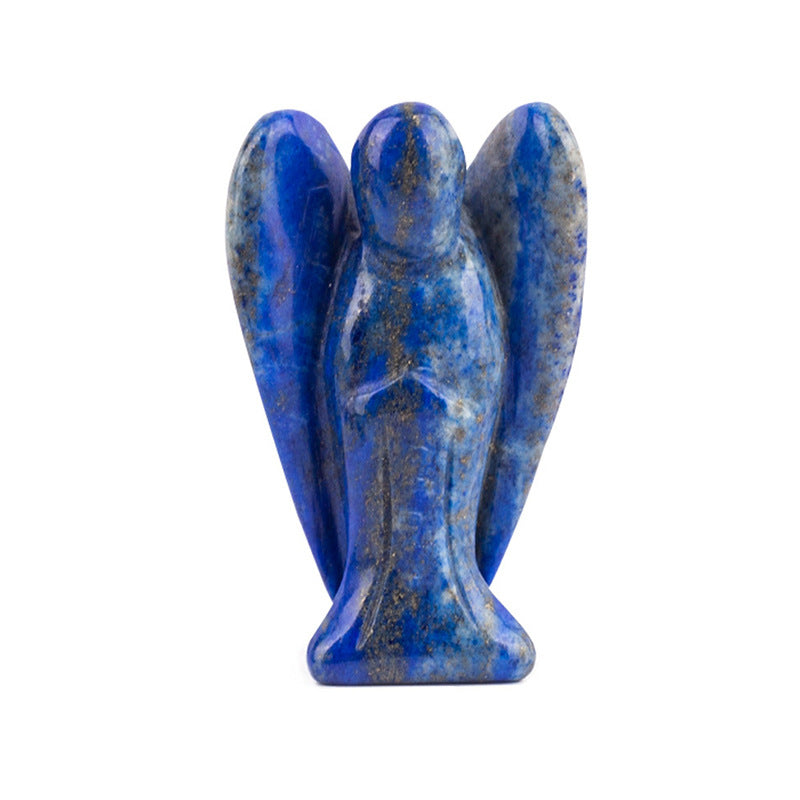 Hand-Carved Crystal Angel Frame – Peace, Guidance & Protection |  Amen Artisan