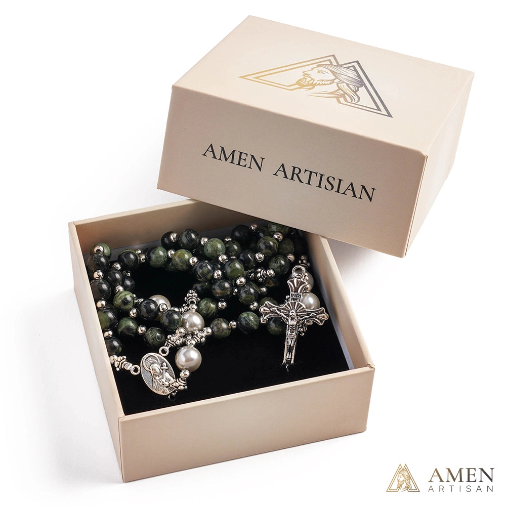 【Deal Today】Kambamba Jasper Rosary