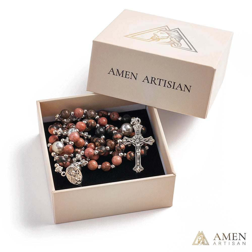 【Deal Today】Rhodonite Rosary