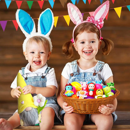 Prefilled Easter Eggs with Animal Finger Puppets Easter Egg Gift Set Amen Artisan
