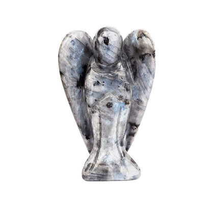 Hand-Carved Crystal Angel Frame – Peace, Guidance & Protection |  Amen Artisan