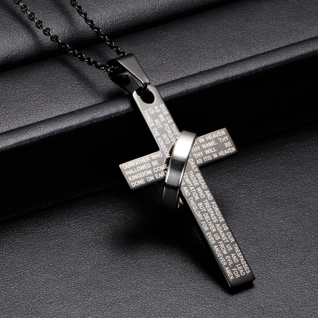 The Lord’s Prayer Cross Necklace — Wear Prayer and Strength Close