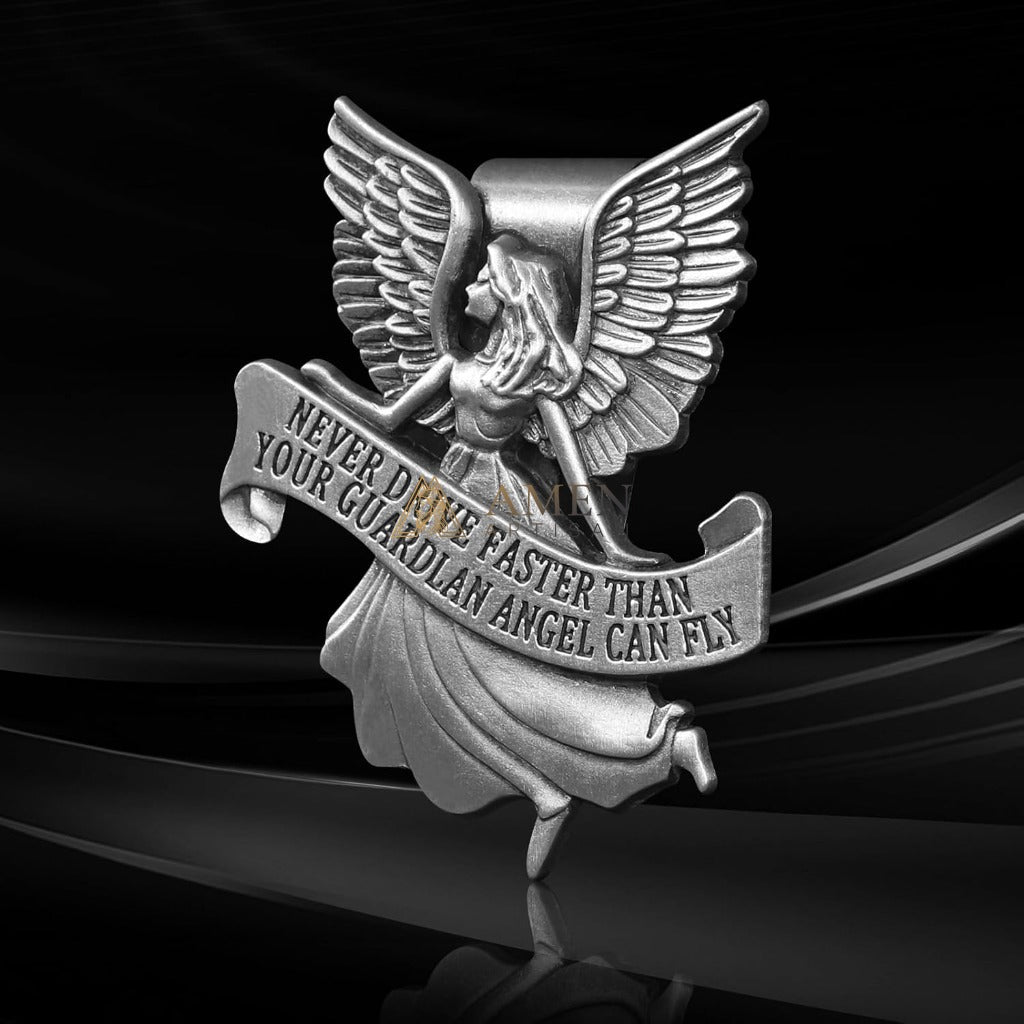 Guardian Angel Car Visor Clip Amen Artisan