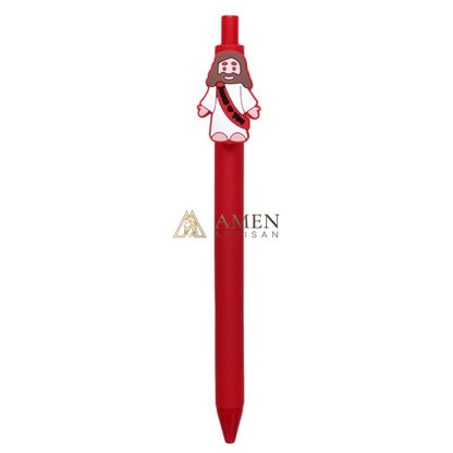 Jesus Doll Retractable Ballpoint Pen  Amen Artisan