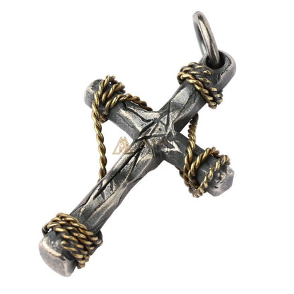 Vintage Cross Necklace  Amen Artisan