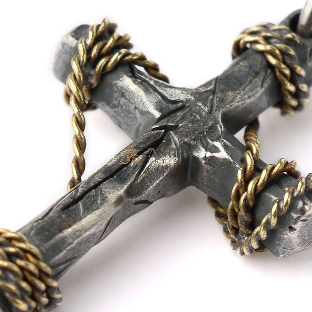 Vintage Cross Necklace  Amen Artisan