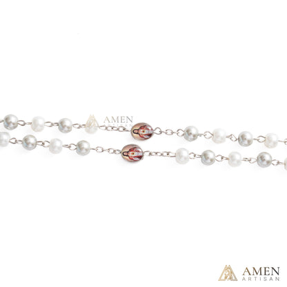 Sacred Heart Jesus Prayer Rosary with Crucifix - Faith & Grace | Amen Artisan