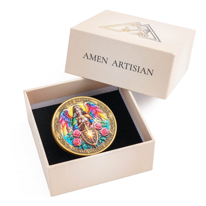 St. Michael the Archangel Car Visor Clip Amen Artisan