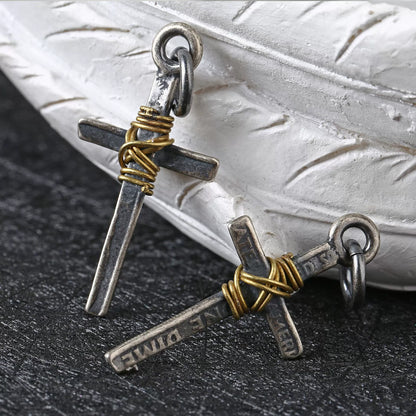 Amen Artisan Cross-Wrapped Pendant Necklace