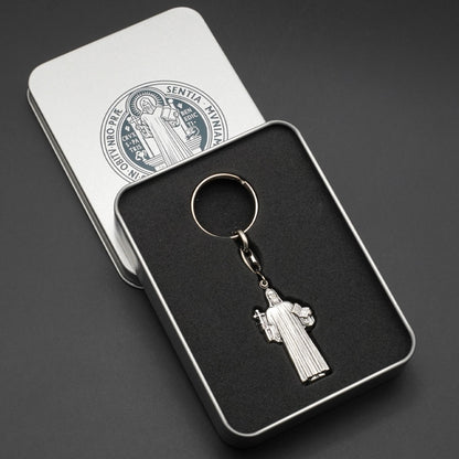 Saint Benedict Openable Keychain