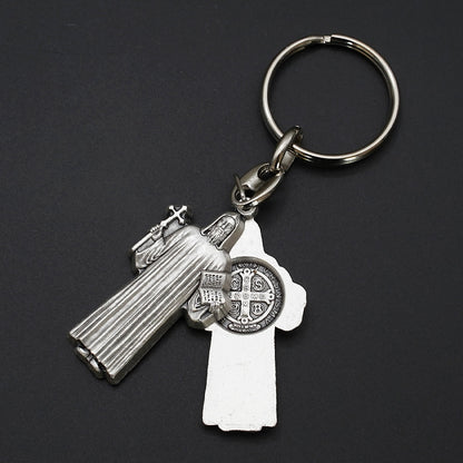 Saint Benedict Openable Keychain