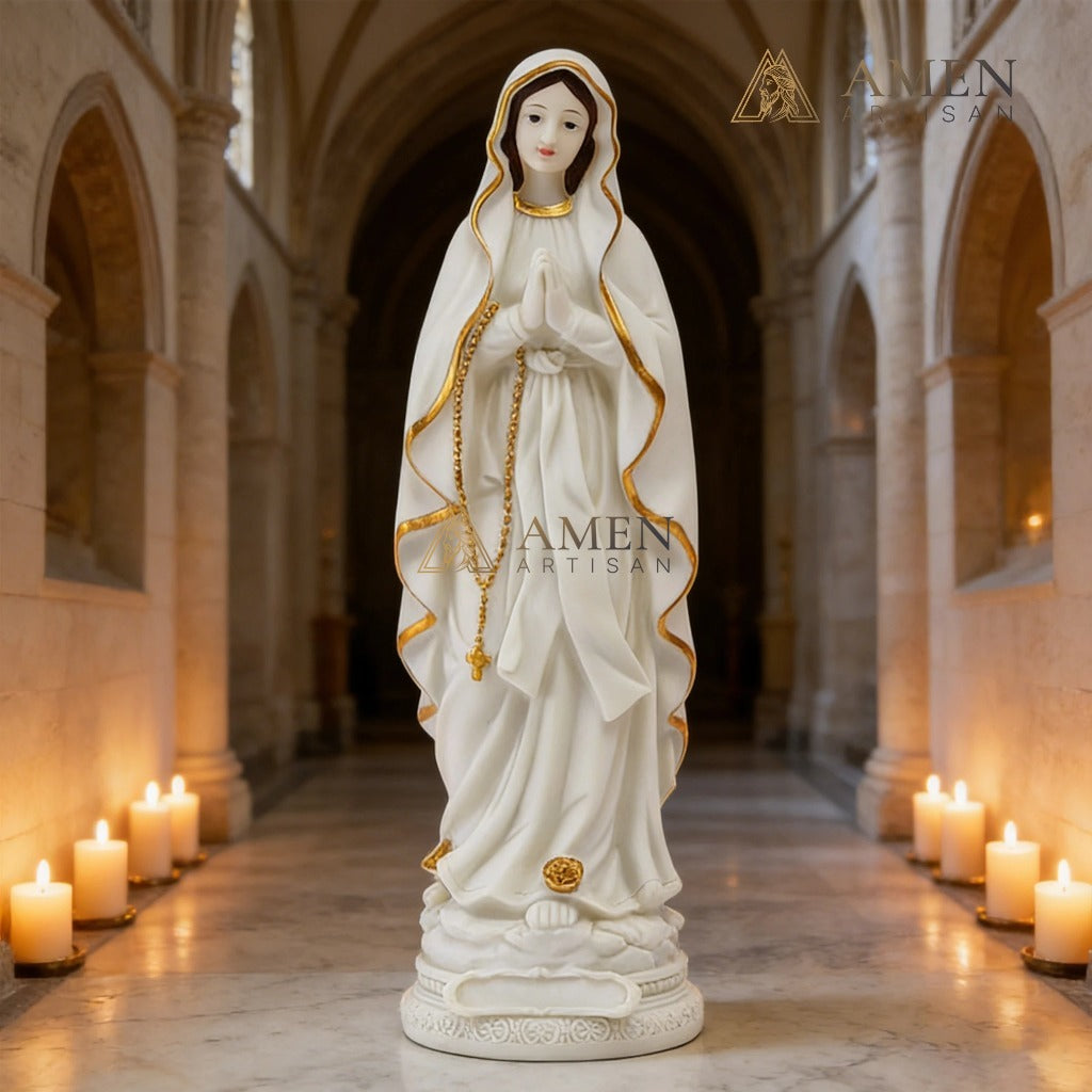 Virgin Mary Statue  Amen Artisan