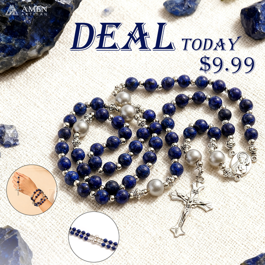 【Deal Today】Natural Stone Rosary — Choose the Path that Reflects Your Spirit