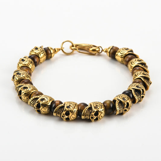 Skull Woven Paracord Bracelet Amen Artisan