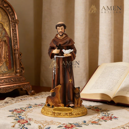Saint Francis of Assisi Statue Amen Artisan