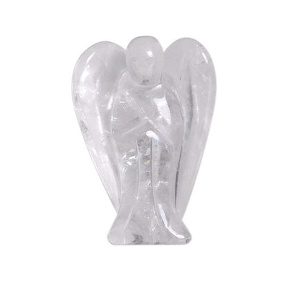 Hand-Carved Crystal Angel Frame – Peace, Guidance & Protection |  Amen Artisan