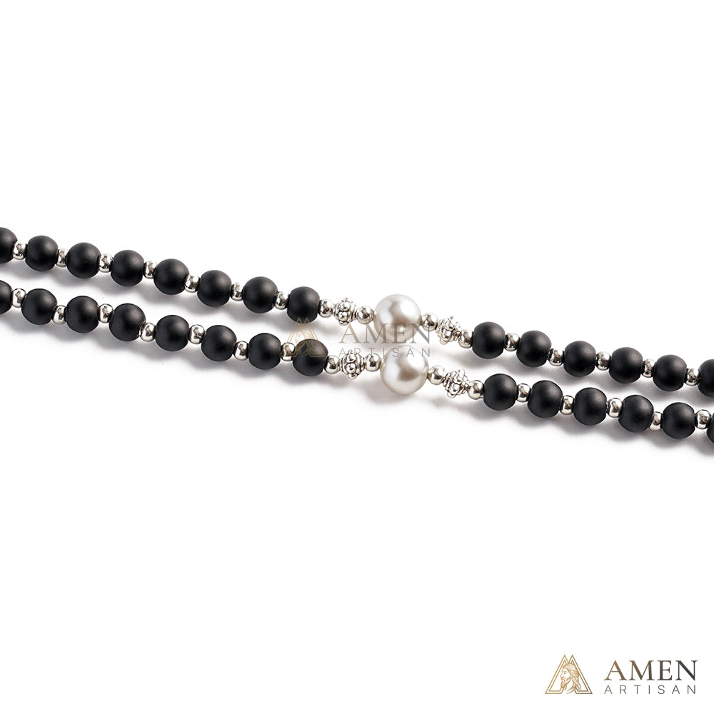 【Deal Today】Matte Obsidian Rosary