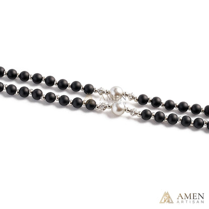 【Deal Today】Matte Obsidian Rosary