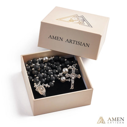 Lava Stone Rosary