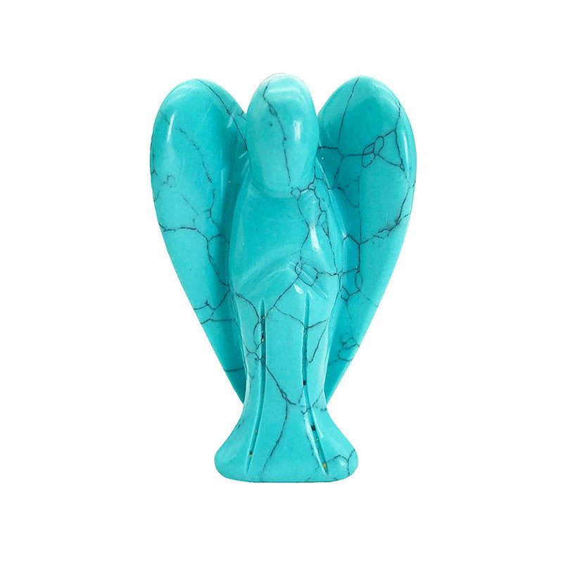 Hand-Carved Crystal Angel Frame – Peace, Guidance & Protection |  Amen Artisan
