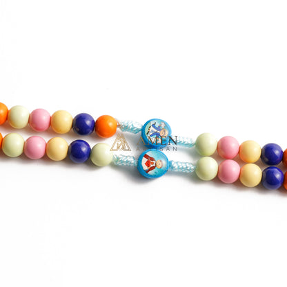 "My First Rosary" – Colorful Wooden Prayer Beads for Children - Perfect Religious Gift from Grandparents