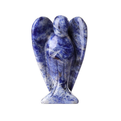 Hand-Carved Crystal Angel Frame – Peace, Guidance & Protection |  Amen Artisan