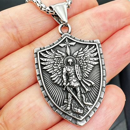 【Deal Today】St Michael Necklace - Amen Artisan