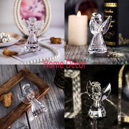 Handmade Crystal Angel Figurine Amen Artisan