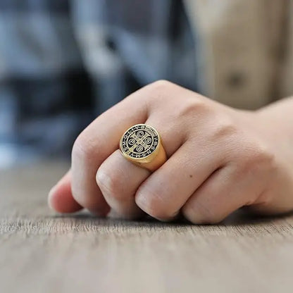 Saint Benedict Medal Ring Amen Artisan